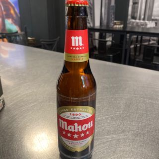 Cerveza mahou 5 estrellas