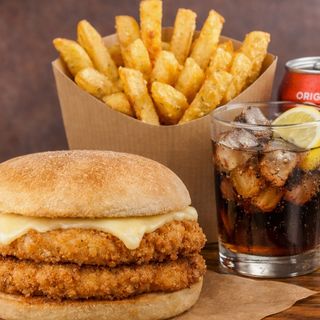 Hamburguesa la crujiente