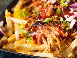 Patatas con pulled pork