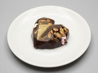 Bombom de chocolate y pistacho