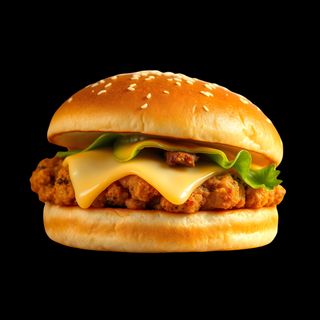 Chicken cheese burger