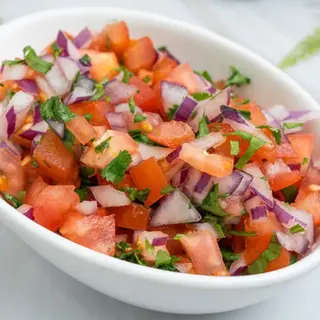 Pico de gallo topping