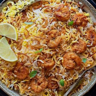 King prawns biryani