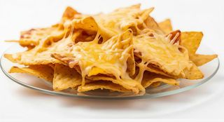 Nachos con queso