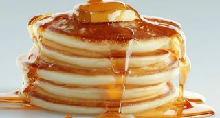 Desayuno con 3 pancakes