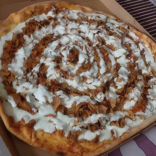 Kabab pizza 