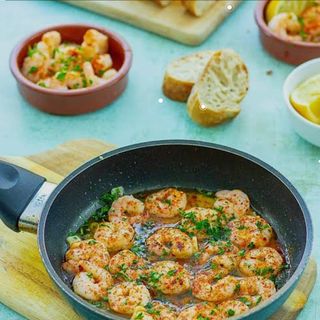 Garlic prawns 