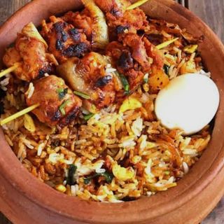 Chicken tikka biryani