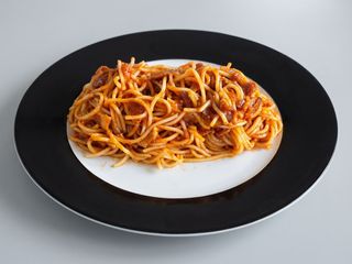 Spaghetti Arrabbiata (picante y beicon)