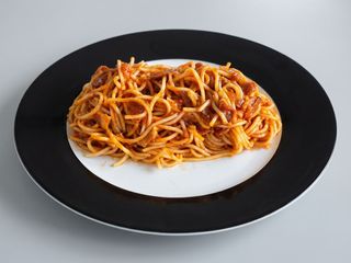 Spaghetti Arrabbiata (picante y beicon)