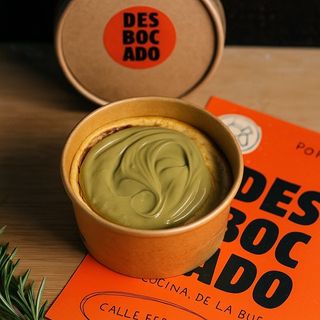 Cheesecake crema pistacho