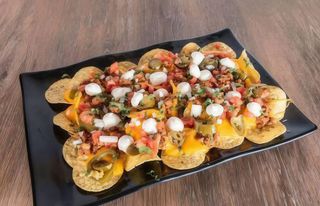 Nachos con queso