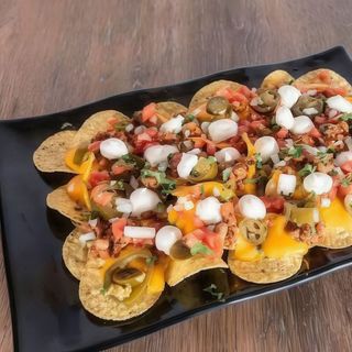 Nachos vegetarianos