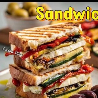 Sándwich vegetariano 