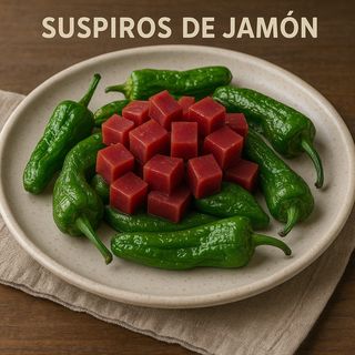 Suspiros con jamón