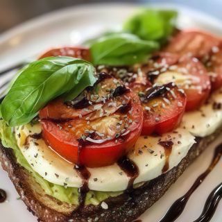 Tostada Aplastado Y Cereza
