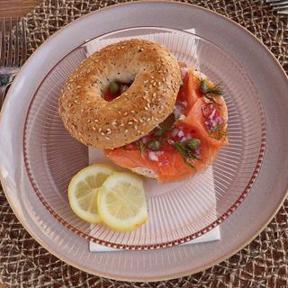 Bagel Delicia Cremosa De Salmón