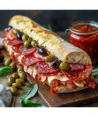 Sándwich De Salami Supreme Sandwich