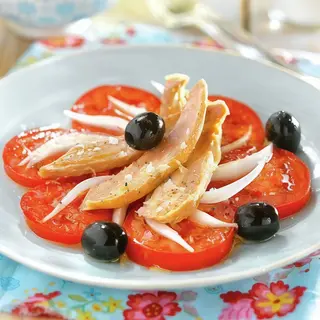 Ensalada De Tomate A Gajos