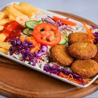 Plato Con Falafel (4 Uds.) Y Bebida