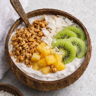 Coconut yogurt bowl