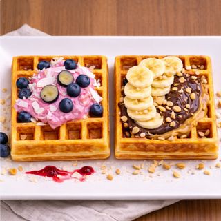 Protein waffle double