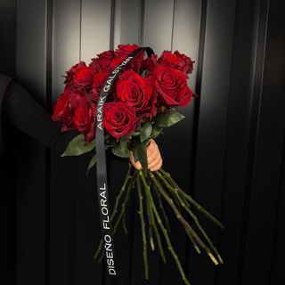 Ramo de rosas rojas 15ud