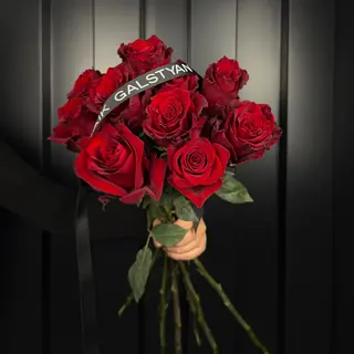 Ramo re rosas rojas 10ud