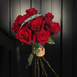 Ramo re rosas rojas 10ud