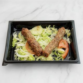Plato seekh kebab
