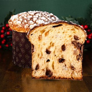 Panetone Tradicional de Chocolate y Naranja Confitada