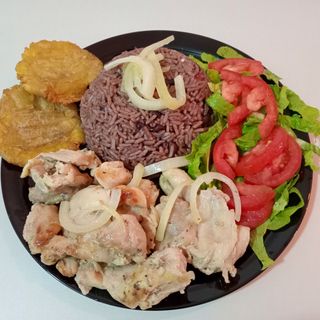 Completa de bistec de cerdo