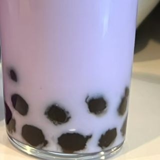 Leche de coco con taro