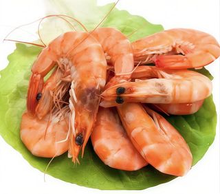 9. Langostinos cocidos 5u