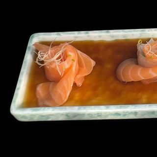 127. Carpaccio de salmón