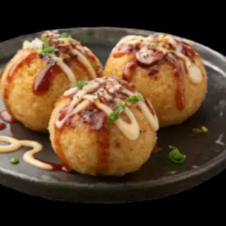 43. Takoyakis de pulpo (3 pcs)