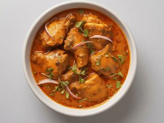 Pollo con mango 