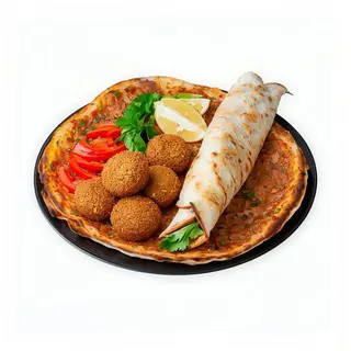 Pizza falafel