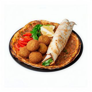 Pizza falafel