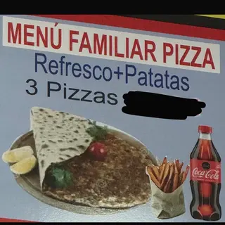 Menú familiar pizza armenia “ Lamacum “