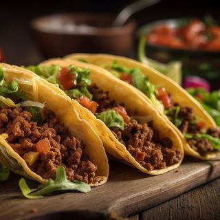 Taco Fances carne picada (L)