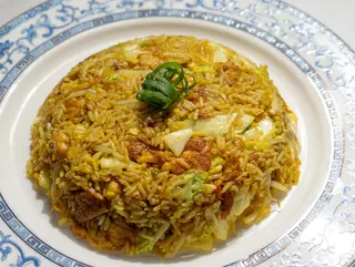 Arroz Frito De Curry Y Pollo