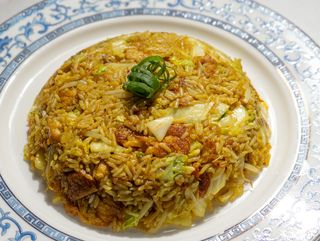 Arroz Frito De Curry Y Pollo