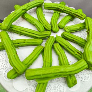 6 churros de pistacho