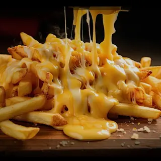 Patatas con queso