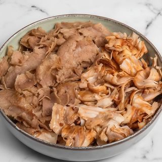 Plato Solo Carne y pan