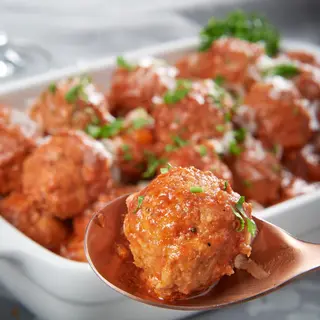 Albondigas a la Italiana con arroz basmatic