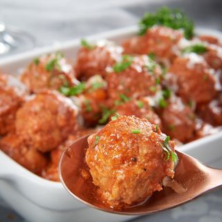Albondigas a la Italiana con arroz basmatic