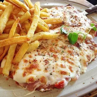 Milanesa de provolone