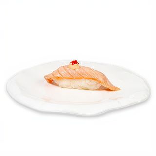 63. Nigiri de salmón flameado (1 pza.)